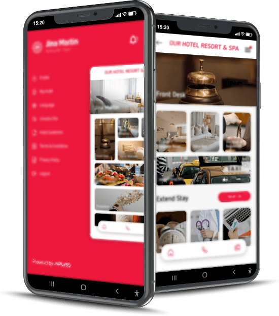 hotel guest application - guest by inplass